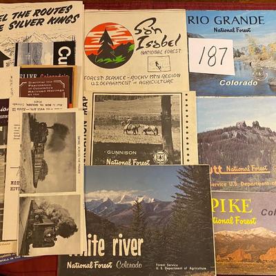 Vintage Colorado Trip Brochures