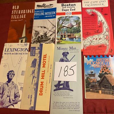 Vintage Massachusetts Trip Brochures