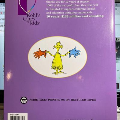Oh, the Thinks You Can Think! Hardcover by Dr. Seuss Collector's Edition in Good Condition.