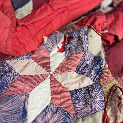 ANTIQUE Patchwork QUILT WOW!!!