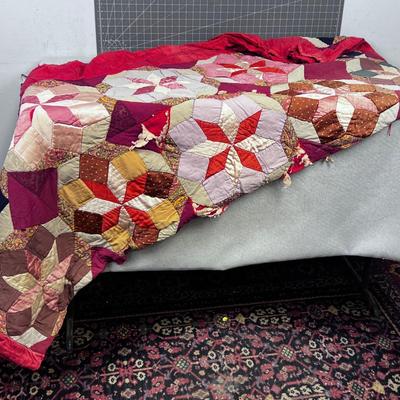 ANTIQUE Patchwork QUILT WOW!!!