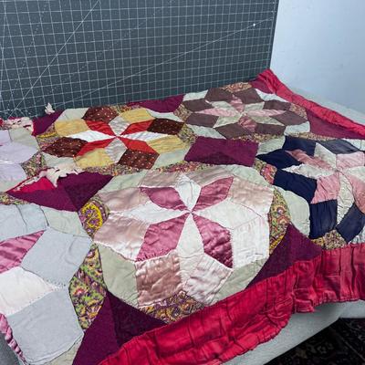 ANTIQUE Patchwork QUILT WOW!!!