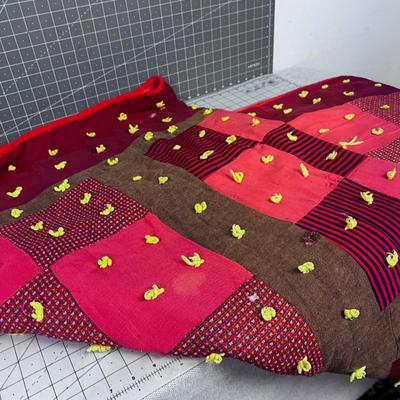 Another Patchwork Quilt Brown & Red