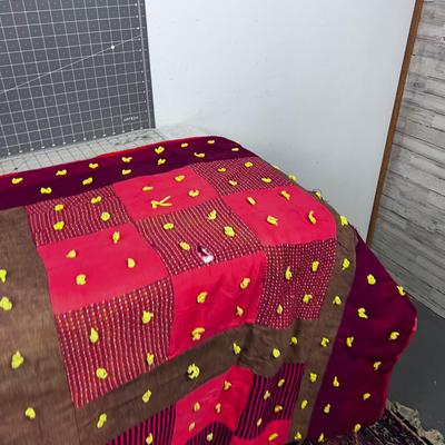 Another Patchwork Quilt Brown & Red