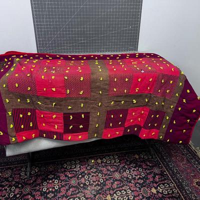 Another Patchwork Quilt Brown & Red