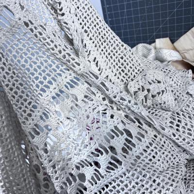 Pile of Vintage Linens 