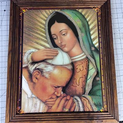 Our lady of Guadalupe with the POPE?
