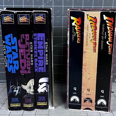 VHS - Indiana Jones & Star Wars Collection 