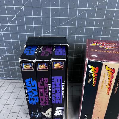 VHS - Indiana Jones & Star Wars Collection 