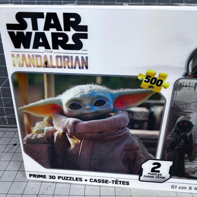 2 NEW STAR WARS PUZZLES OF MANDALORIAN 