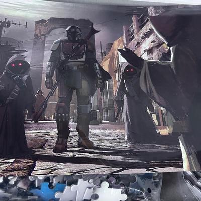 2 NEW STAR WARS PUZZLES OF MANDALORIAN 