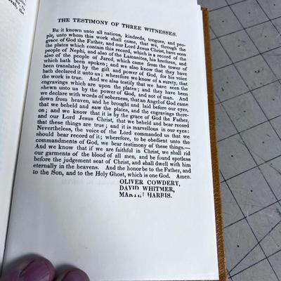 1980 Hard Back 150th Year Anniversary Edition of BOOK OF MORMON, a Facsimile Edition. 
