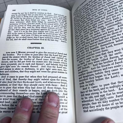 1980 Hard Back 150th Year Anniversary Edition of BOOK OF MORMON, a Facsimile Edition. 
