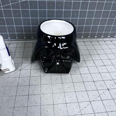 Darth Vader and R2D2 Mugs Ceramic