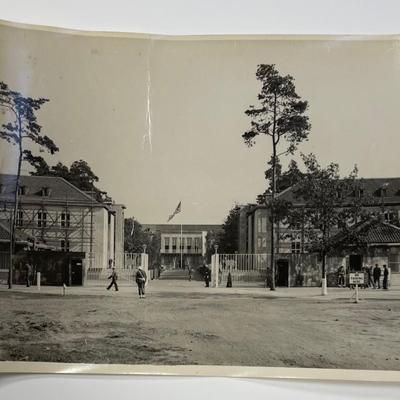 Original picture post WWII HEADQUARTERS, COMMAND, OMGUS KROWN PRINZEN ALLEE/ COPYRIGHT ATELIER