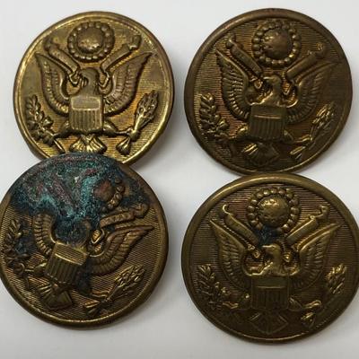 WW2 Military collectables (CafÃ© menu, Buttons, , Pins etc.)