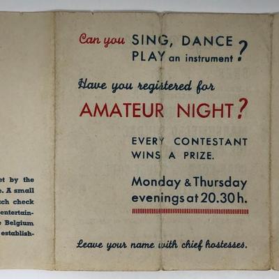 WW2 Military collectables (CafÃ© menu, Buttons, , Pins etc.)