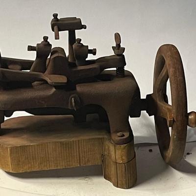 Antique 1800s Band Saw Setter and Sharpener?
