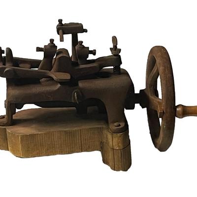 Antique 1800s Band Saw Setter and Sharpener?