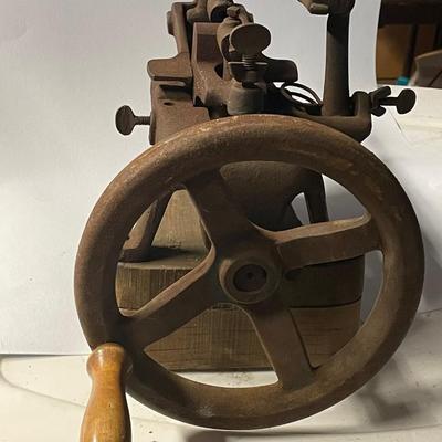 Antique 1800s Band Saw Setter and Sharpener?
