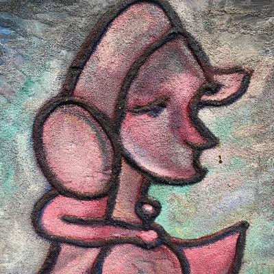 Charles Melohs Granular in Color Mother and Child