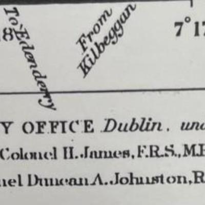 ORDNANCE SURVEY OF IRELAND/ Sheet No.99/ KILDARE, MEATH, KINGS & WESTMEATH/ Published in 1902