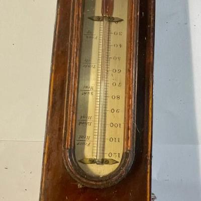 P SALVADE WARRANTED BAROMETER ENGLISH c.1890s #3