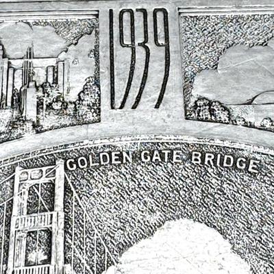 LOT 28 - BIN 1939 Golden Gate International Exhibition - Standard Oil Trivet - San Francisco