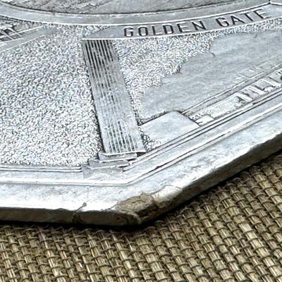 LOT 28 - BIN 1939 Golden Gate International Exhibition - Standard Oil Trivet - San Francisco