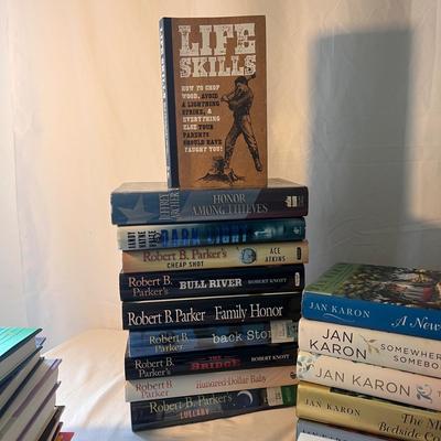 Collection of Books by Stuart Woods, Jan Karon, and more (D-DZ)