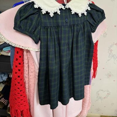 Vintage kids clothes and toys