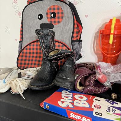 Vintage kids clothes and toys