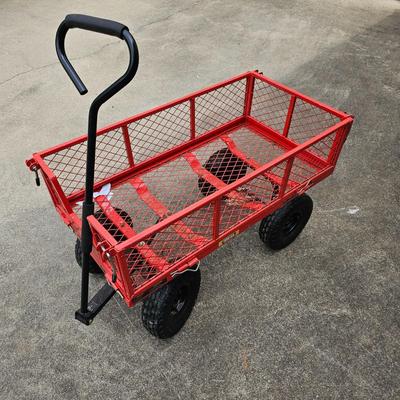 Ironton Steel Garden Wagon & Rolling Seat (G2-JS)