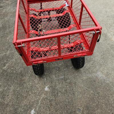 Ironton Steel Garden Wagon & Rolling Seat (G2-JS)