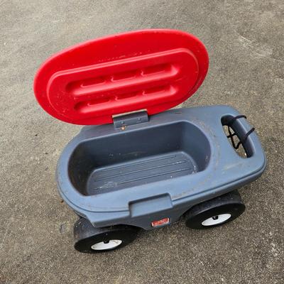 Ironton Steel Garden Wagon & Rolling Seat (G2-JS)