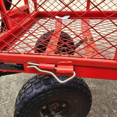Ironton Steel Garden Wagon & Rolling Seat (G2-JS)