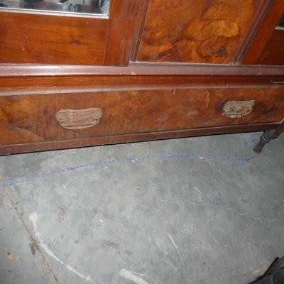 Solid Wood Mahogany Armoire