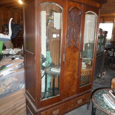 Solid Wood Mahogany Armoire