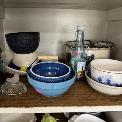 Corningware and pottery dishes