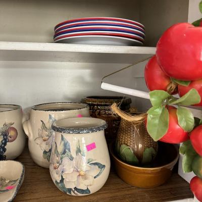 Corningware and pottery dishes