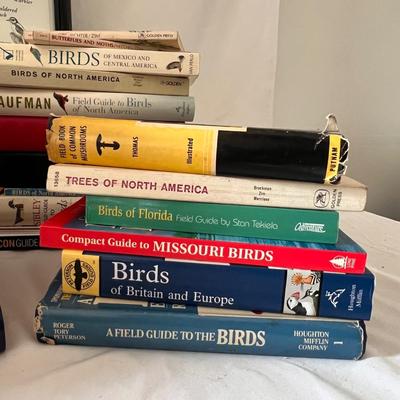 Field Guide Books and Two Framed Prints (D-DZ)