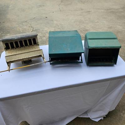 Three Squirrel Proof Bird Feeders (G2-JS)