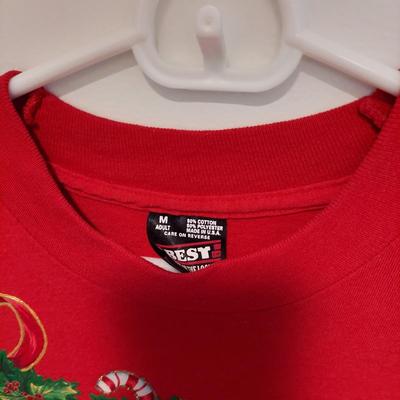Festive Holiday Shirts Size Medium (PC-BBL)