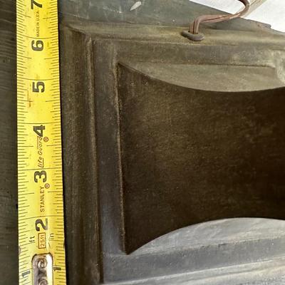 Antique Verdelite Bankerâ€™s Lamp (See Description)