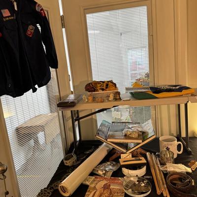 Boy Scout items and Horse Books
