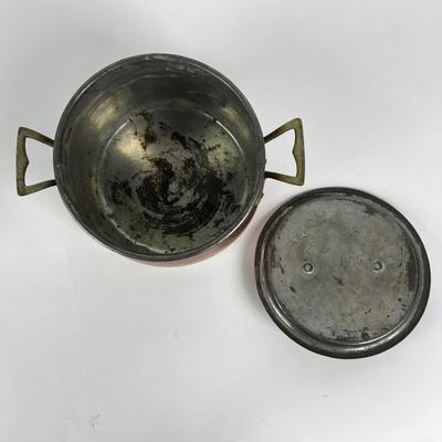 001 GebrÃ¼der Schwabenland Copper Stock Pot With Two Handles