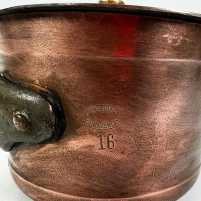 002 GebrÃ¼der Schwabenland 16 Copper Cooking Pot