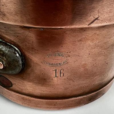 003 GebrÃ¼der Schwabenland 16 Copper Cooking Pot