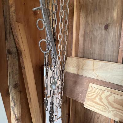 Misc. tools & wood