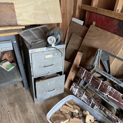 Misc. tools & wood